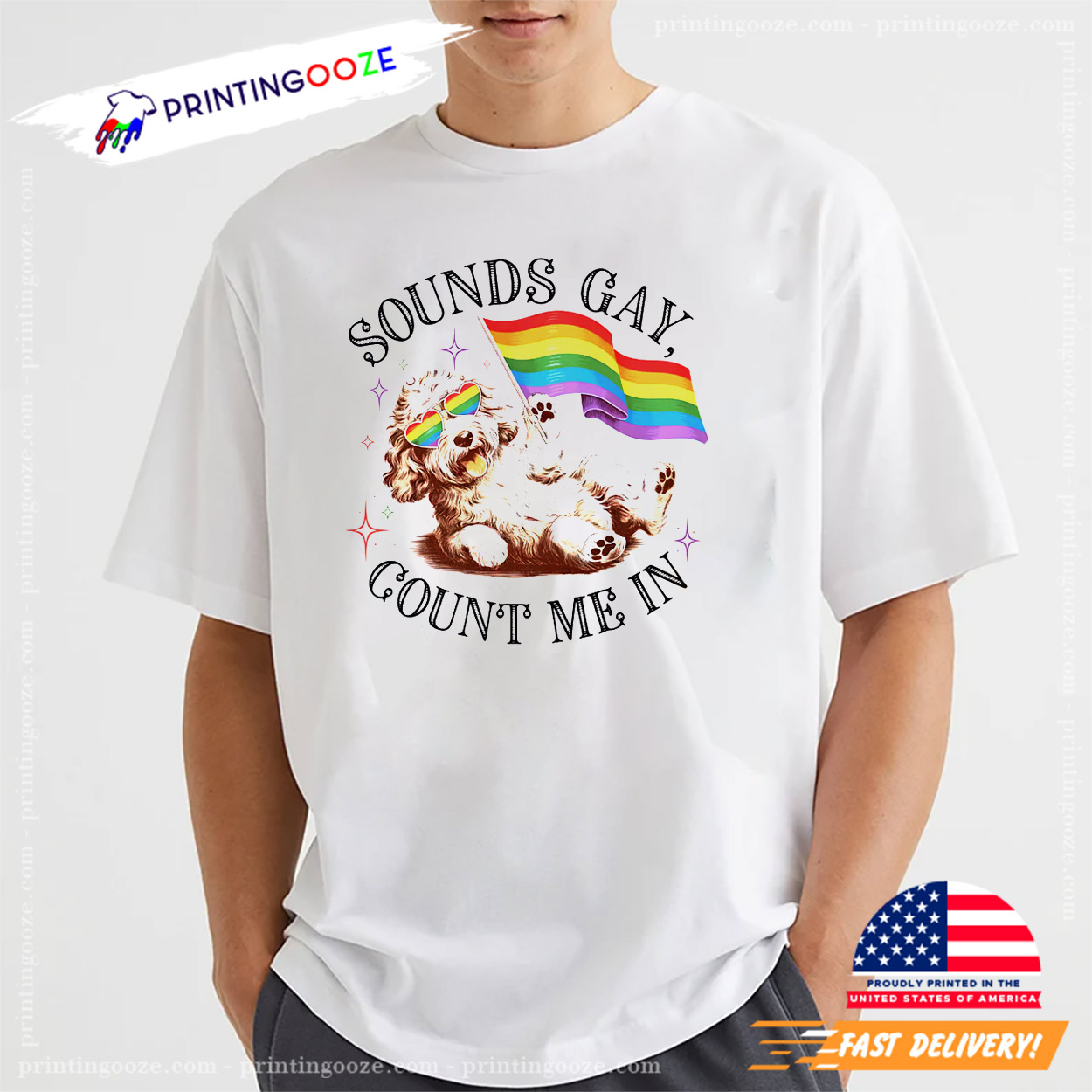 Sounds Gay Count Me In LGBTQ Pride Tee Sounds Gay Count Me In LGBTQ Pride Tee