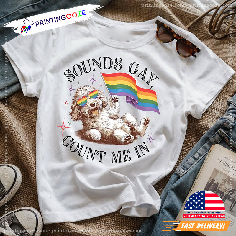Sounds Gay Count Me In LGBTQ Pride Tee Sounds Gay Count Me In LGBTQ Pride Tee