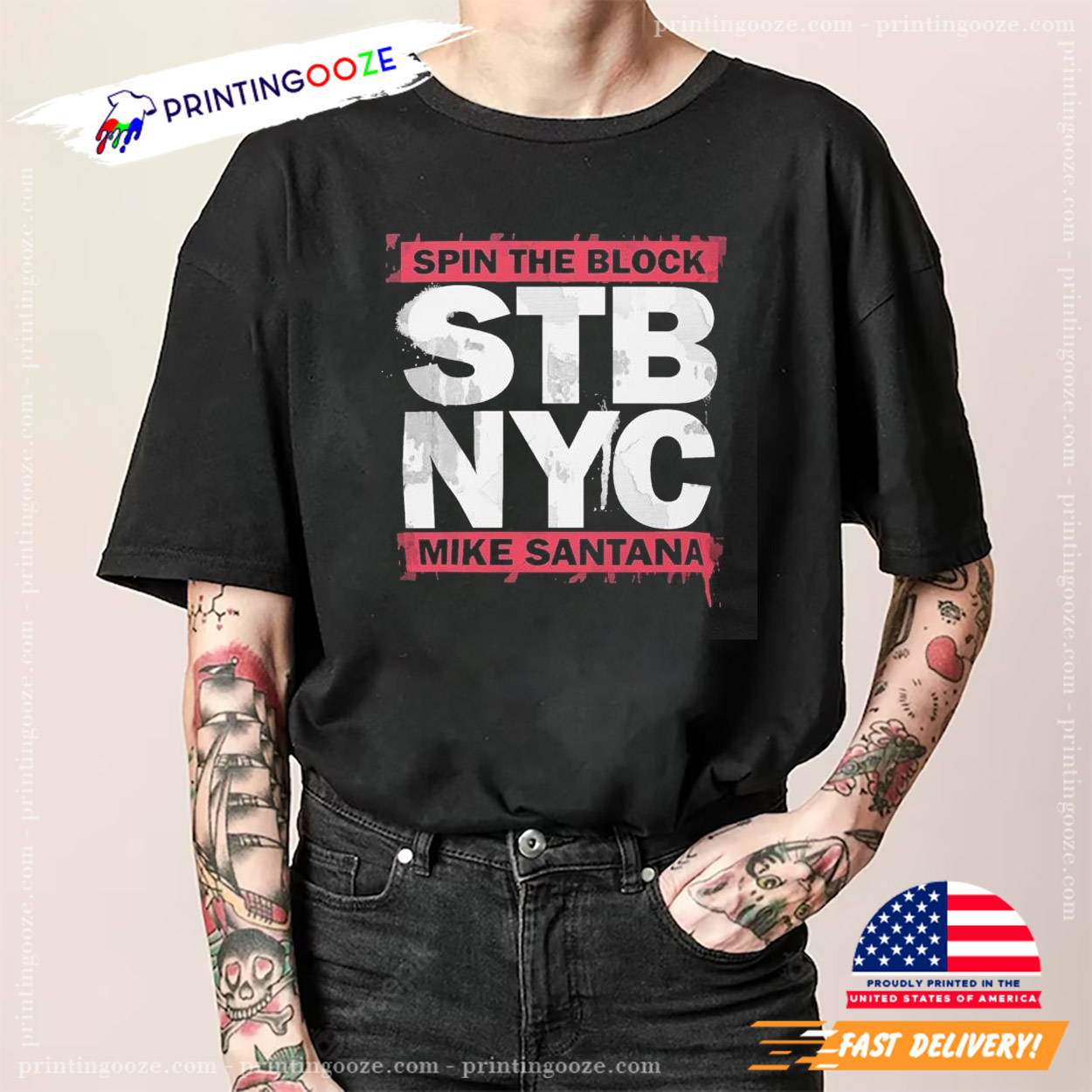 Spin The Block Mike Santana 2025 Shirt Spin The Block Mike Santana 2025 Shirt