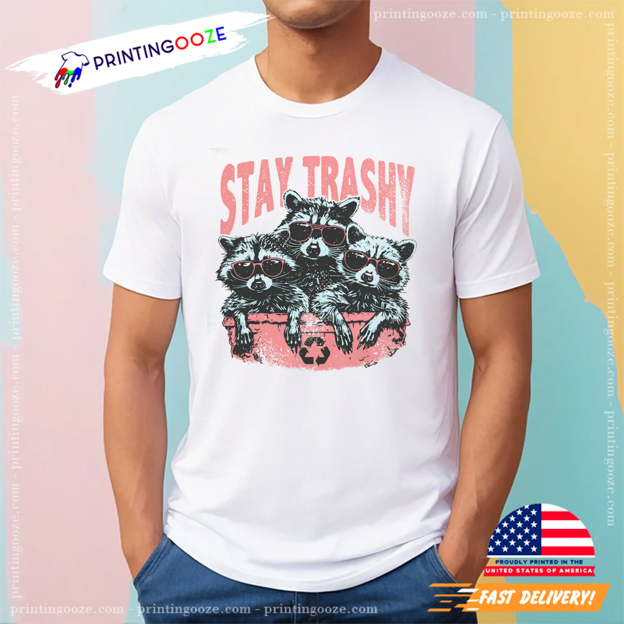 Stay Trashy Funny Racoon Squad Shirt Stay Trashy Funny Racoon Squad Shirt
