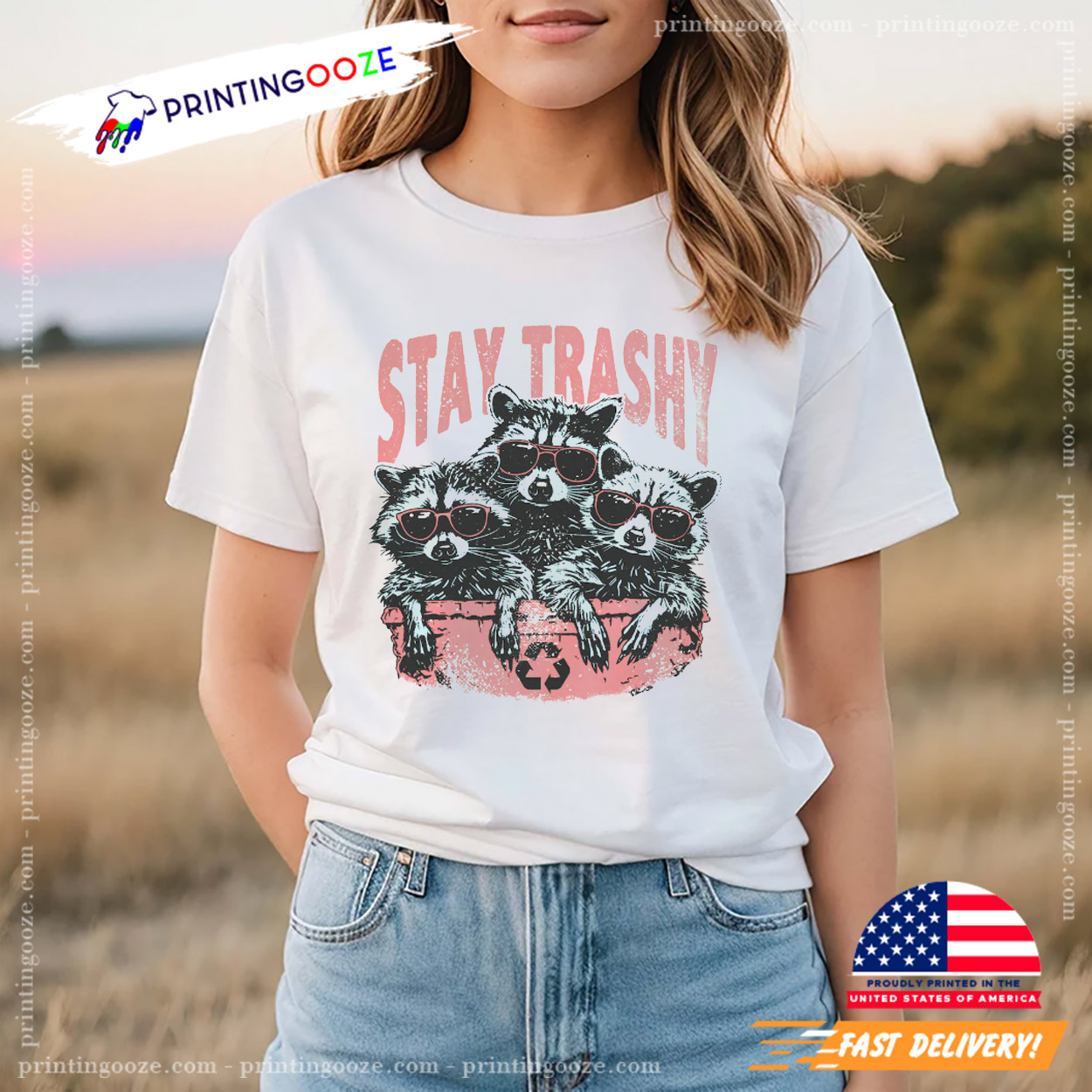 Stay Trashy Funny Racoon Squad Shirt Stay Trashy Funny Racoon Squad Shirt