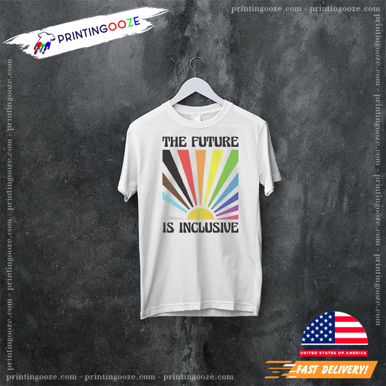 The Future Is Inclusive Rainbow Pride LGBTQ T-shirt The Future Is Inclusive Rainbow Pride LGBTQ T-shirt