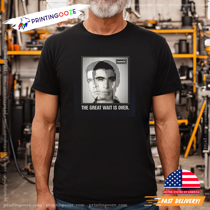 The Great Wait Is Over Oasis World Tour Shirt The Great Wait Is Over Oasis World Tour Shirt