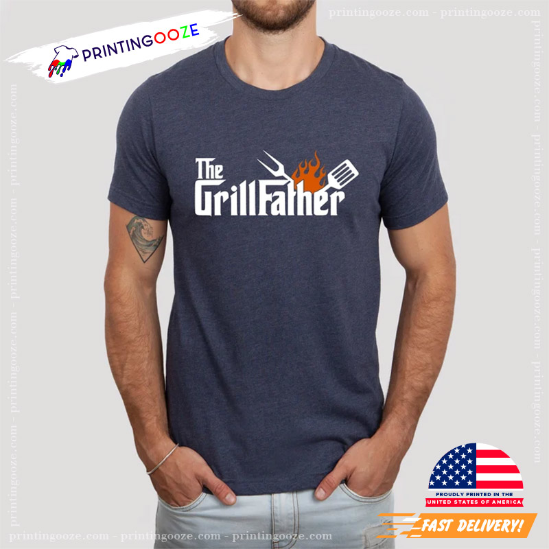 The Grillfather BBQ Lover T-shirt The Grillfather BBQ Lover T-shirt