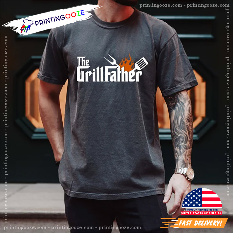 The Grillfather BBQ Lover T-shirt The Grillfather BBQ Lover T-shirt