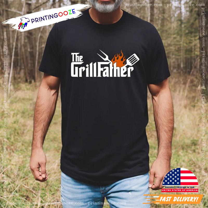 The Grillfather BBQ Lover T-shirt The Grillfather BBQ Lover T-shirt