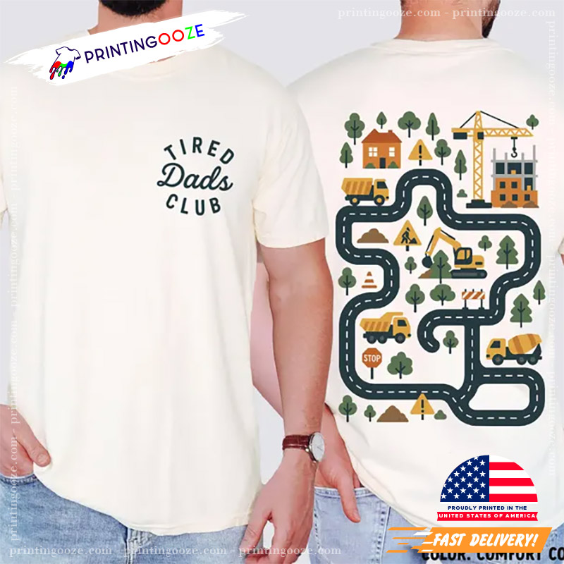 Tired Dads Club Construction Dad Comfort Colors Shirt Tired Dads Club Construction Dad Comfort Colors Shirt
