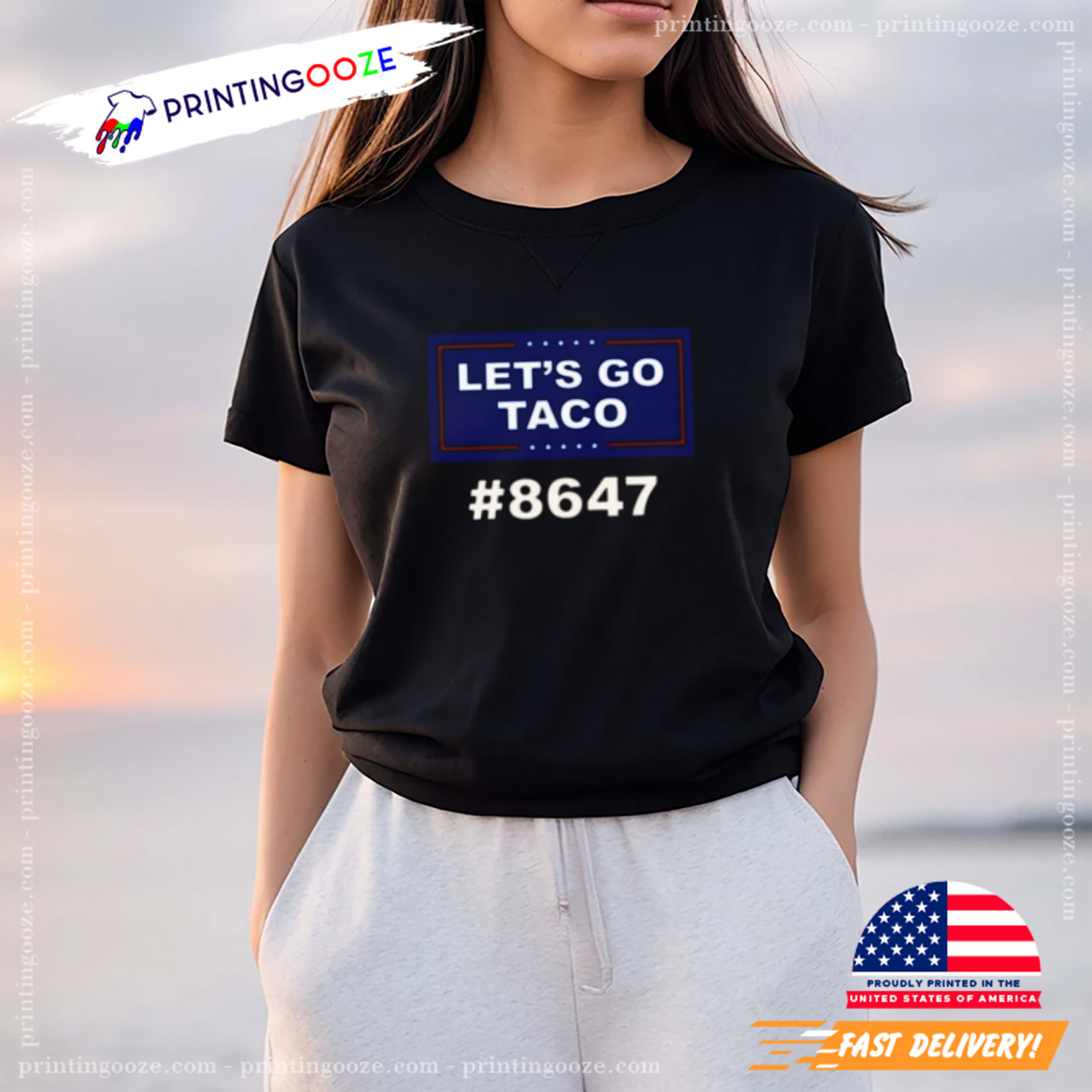 Trump Let's Go Taco 8647 Unisex T-shirt Trump Let's Go Taco 8647 Unisex T-shirt