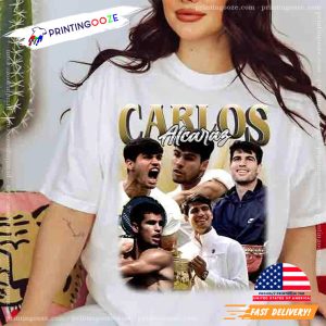 Vintage Carlos Alcaraz French Open Champion Shirt 1