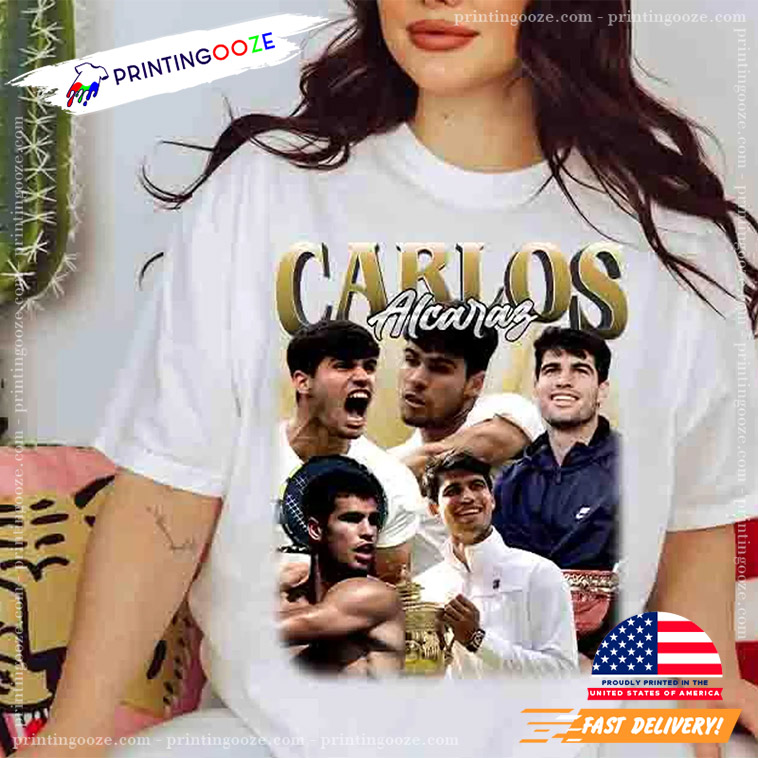 Vintage Carlos Alcaraz French Open Champion Shirt Vintage Carlos Alcaraz French Open Champion Shirt
