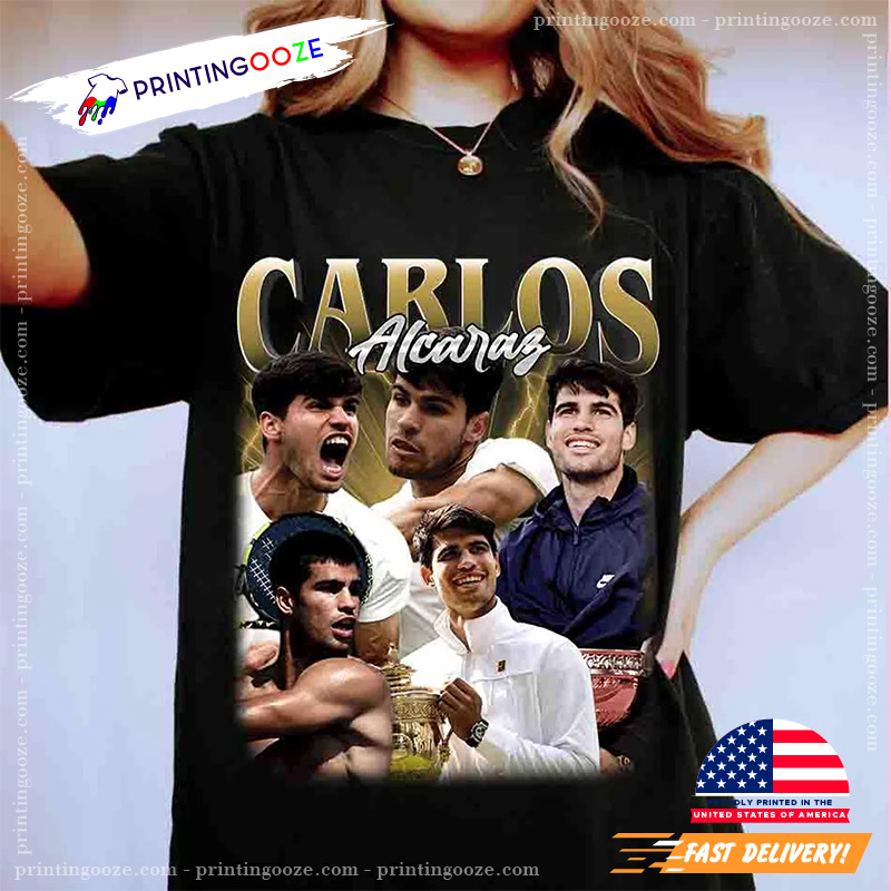 Vintage Carlos Alcaraz French Open Champion Shirt Vintage Carlos Alcaraz French Open Champion Shirt