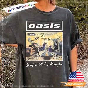 Vintage Oasis Rock Band Graphic Comfort Colors Tee
