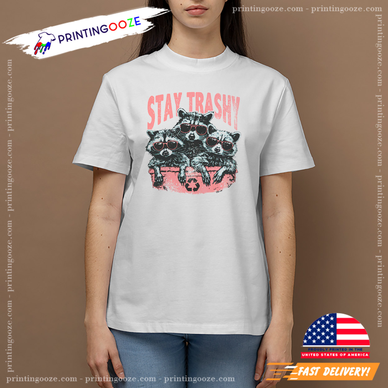 Stay Trashy Funny Racoon Squad Shirt Stay Trashy Funny Racoon Squad Shirt