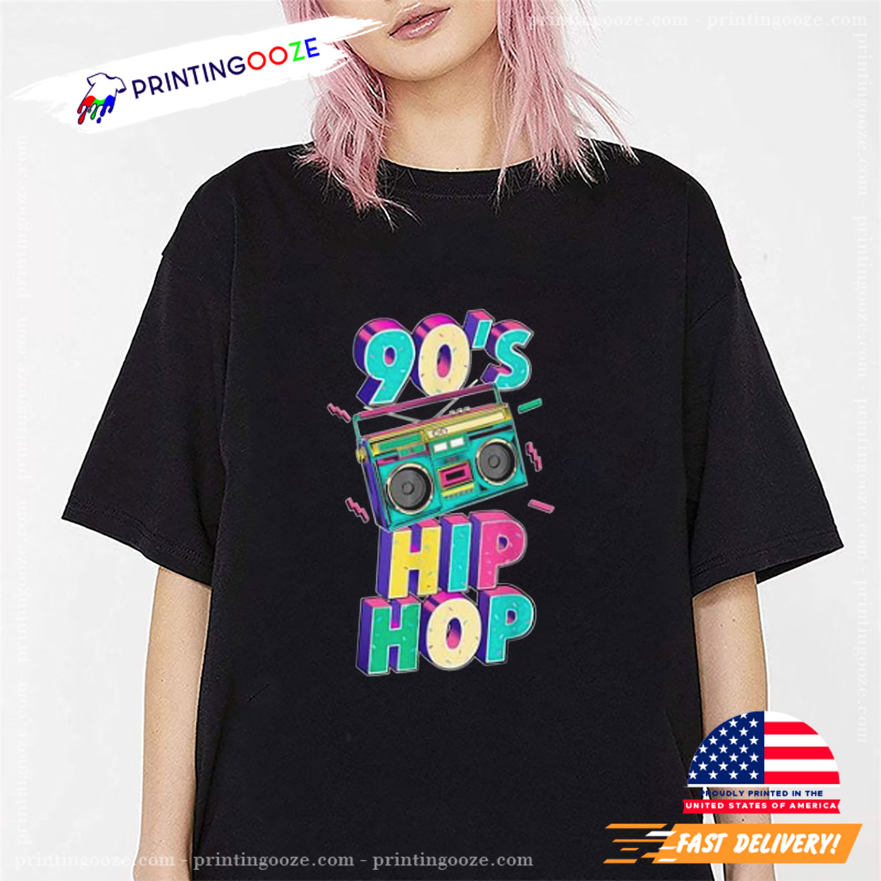 90's Hip Hop Vibes Retro Nostalgia T-Shirt 90's Hip Hop Vibes Retro Nostalgia T-Shirt