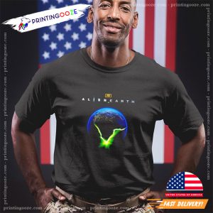Alien Earth Cracked Earth Shirt 1