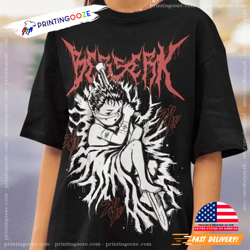 Baby Guts Black Swordman Anime Manga Shirt Baby Guts Black Swordman Anime Manga Shirt