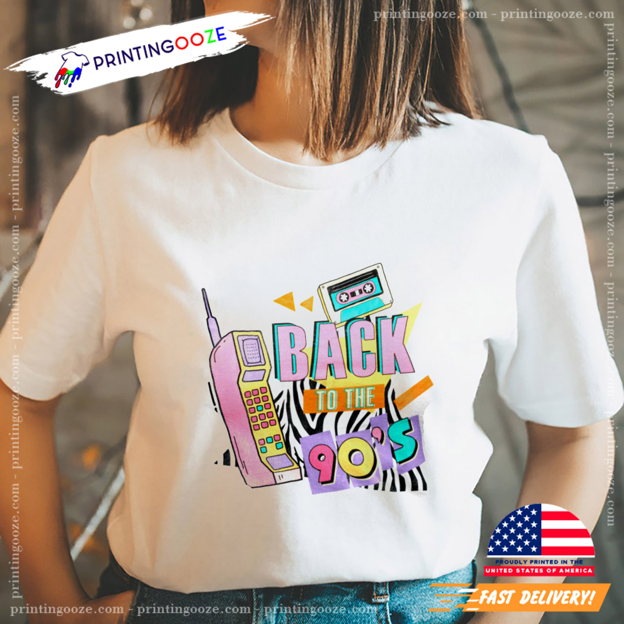 Back To 90s Cassette Unisex T-shirt Back To 90s Cassette Unisex T-shirt