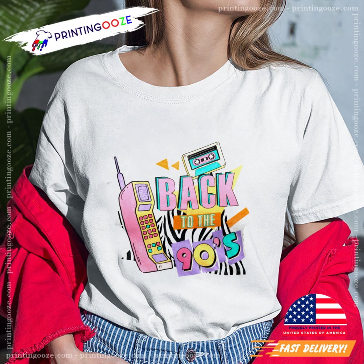 Back To 90s Cassette Unisex T-shirt Back To 90s Cassette Unisex T-shirt