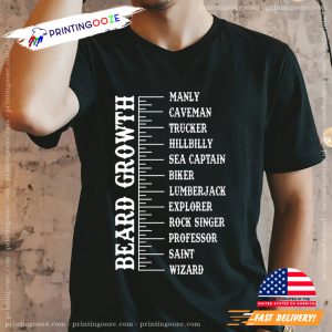 Beard Growth Funny world beard day Shirt 2