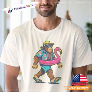 Bigfoot Is On Summer Vacation Comfort Colors Tee 2
