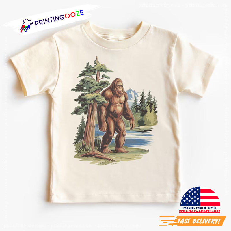 Bigfoot Redwood Forest Comfort Colors Tee Bigfoot Redwood Forest Comfort Colors Tee