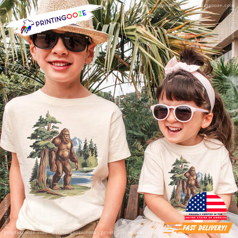 Bigfoot Redwood Forest Comfort Colors Tee Bigfoot Redwood Forest Comfort Colors Tee