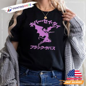 Black Sabbath Never Say Die Japanese Fan Tee 1
