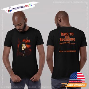Black Sabbath Ozzy Osbourne Back To The Beginning 2025 Shirt