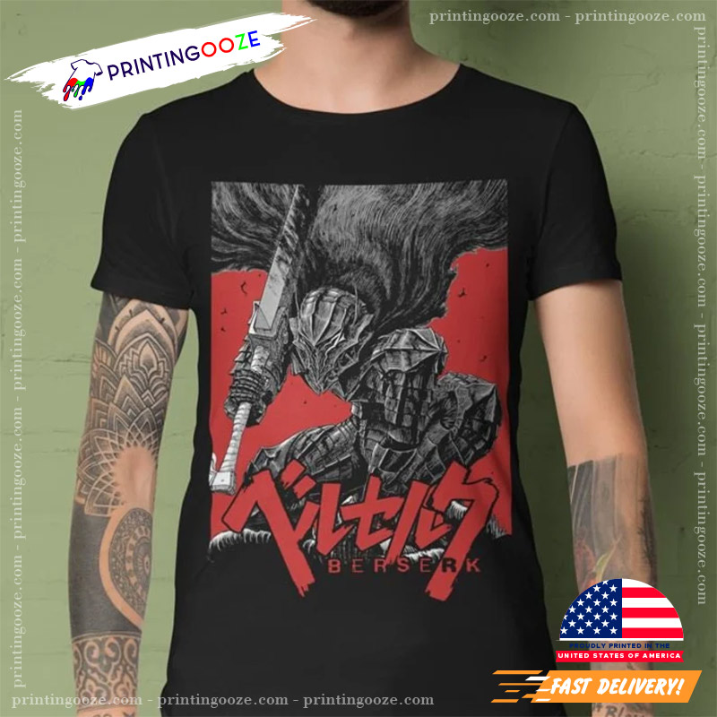 Black Swordsman Guts Berserk Shirt Black Swordsman Guts Berserk Shirt