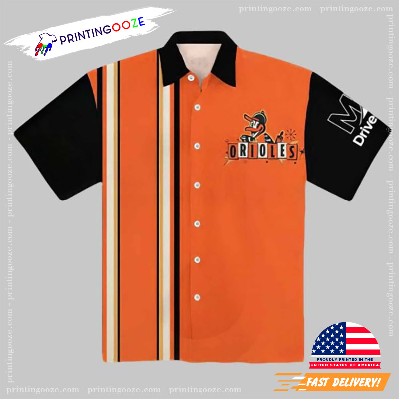 Bowling Baltimore Orioles MLB Hawaiian Shirt Bowling Baltimore Orioles MLB Hawaiian Shirt