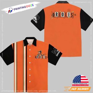 Bowling Baltimore Orioles MLB Hawaiian Shirt 3