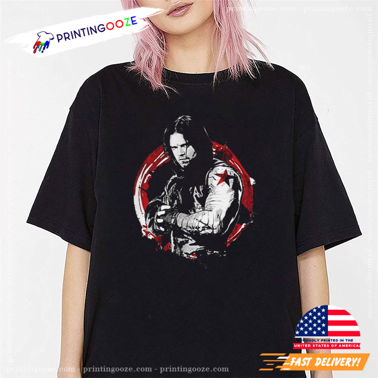 Bucky Barnes Marvel Super Heroes Shirt Bucky Barnes Marvel Super Heroes Shirt