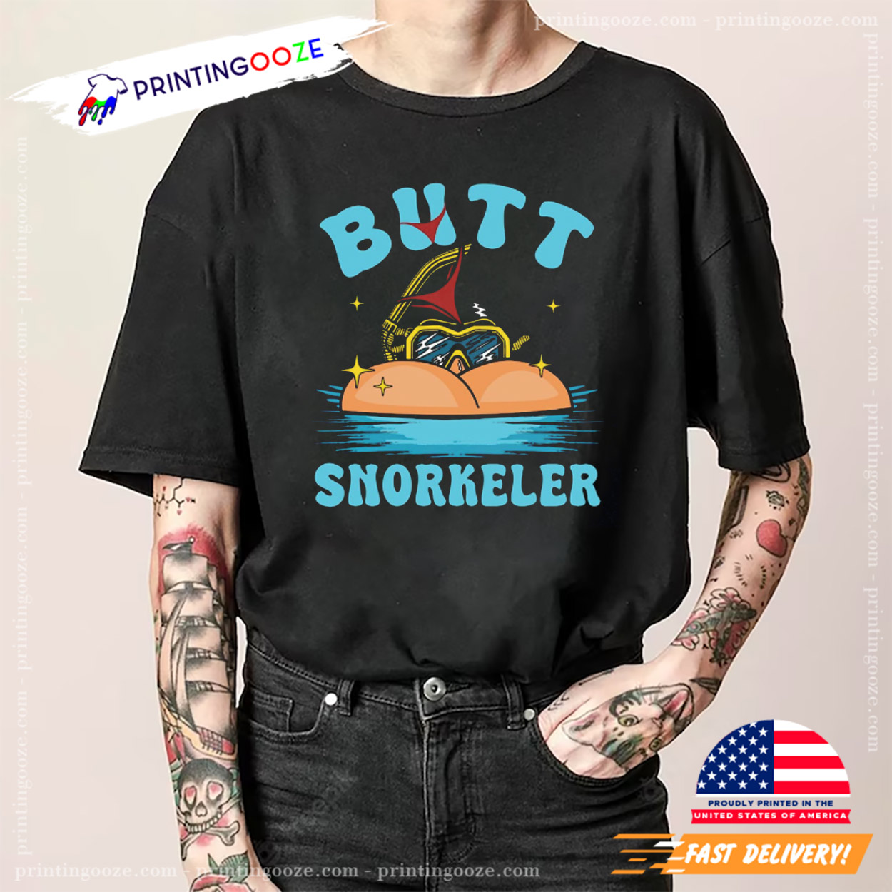 Butt Snorkeler Funny Swimming Meme Shirt Butt Snorkeler Funny Swimming Meme Shirt