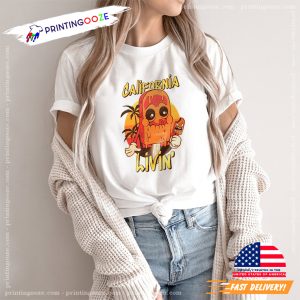 California Livin' Vintage Sunset ice cream t shirt 2