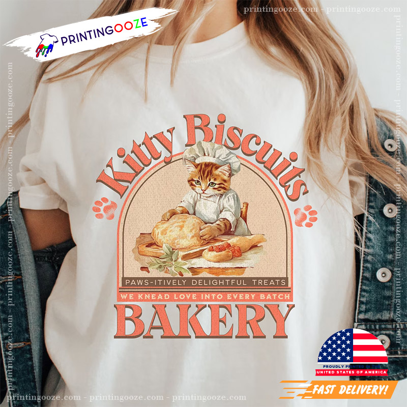 Cat Biscuits Funny Baking Shirt Cat Biscuits Funny Baking Shirt