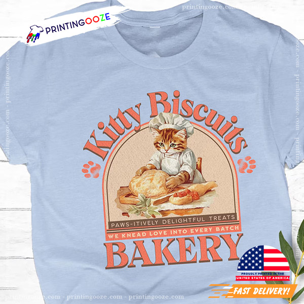 Cat Biscuits Funny Baking Shirt Cat Biscuits Funny Baking Shirt