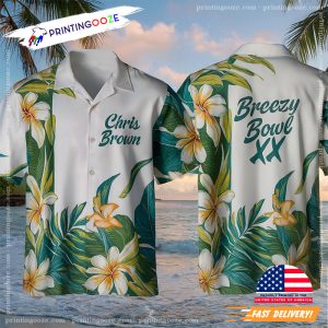 Chris Brown Breezy Bowl XX 2025 Tour Hawaiian Shirt 1
