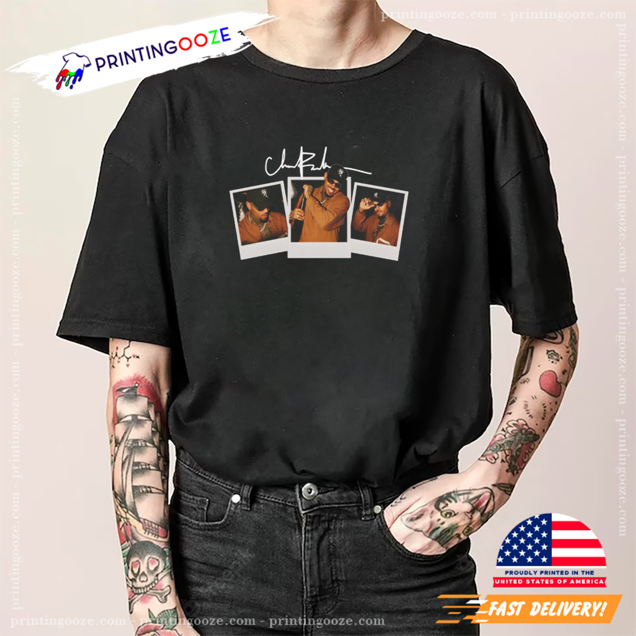 Chris Brown Polaroid 2025 Tour Merch Chris Brown Polaroid 2025 Tour Merch