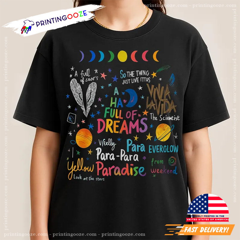 Coldplay Band A Sky Full Of Dreams Shirt Coldplay Band A Sky Full Of Dreams Shirt