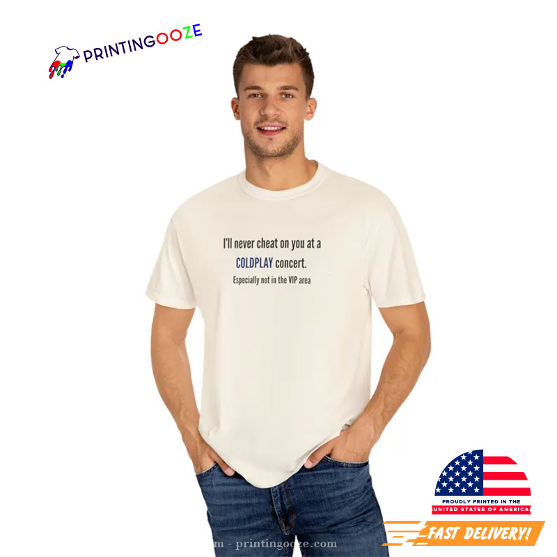 Coldplay Concert Cheating T-Shirt Coldplay Concert Cheating T-Shirt