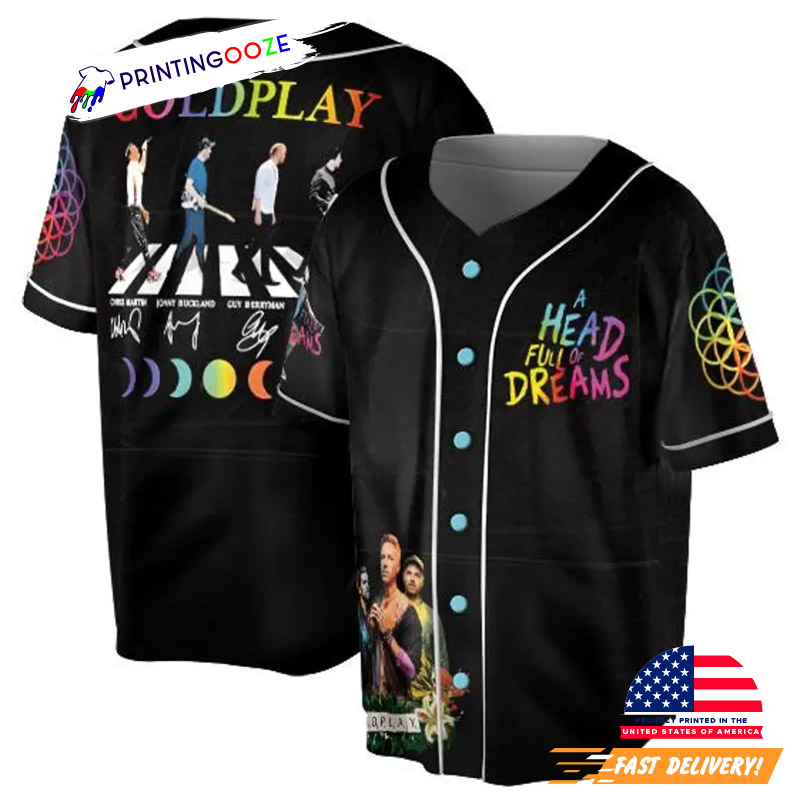 Coldplay Fan Tour 2025 Baseball Jersey Coldplay Fan Tour 2025 Baseball Jersey