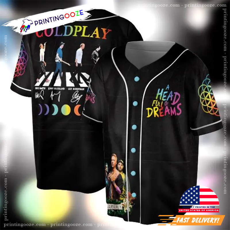 Coldplay Fan Tour 2025 Baseball Jersey Coldplay Fan Tour 2025 Baseball Jersey