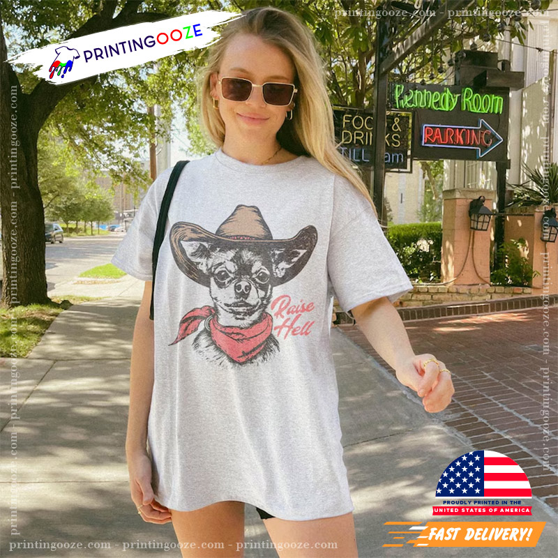 Cowboy Chihuahua Funny International Dog Day Shirt Cowboy Chihuahua Funny International Dog Day Shirt