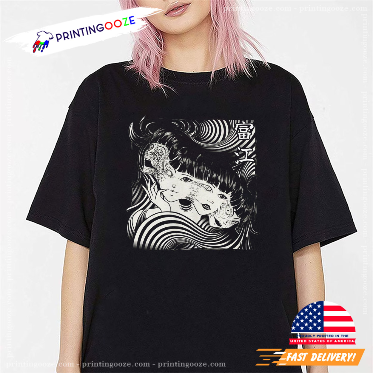 Creepy Girl Scary Urban Legend Anime Manga Shirt Creepy Girl Scary Urban Legend Anime Manga Shirt