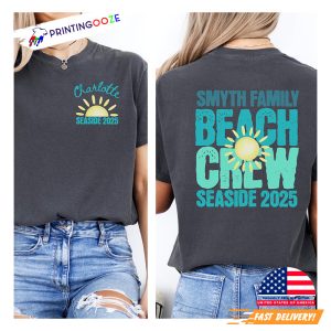 Custom Beach Crew Seaside 2025 Comfort Colors Tee 1