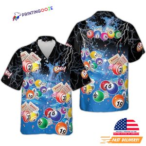 Custom Bingo Lucky Number Casino Hawaiian Shirt 3