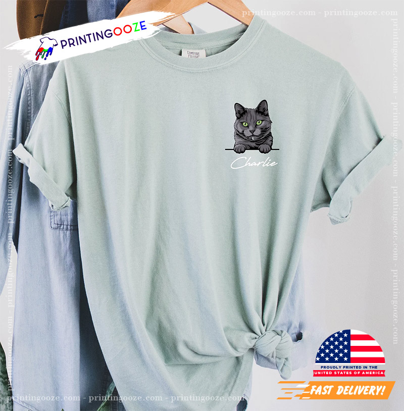 Custom Cat Global Cat Day Comfort Colors Tee Custom Cat Global Cat Day Comfort Colors Tee