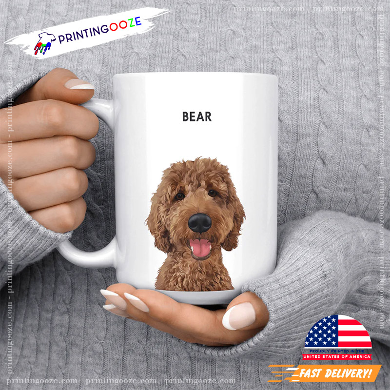 Custom Dog Portrait Happy International Dog Day Mug Custom Dog Portrait Happy International Dog Day Mug