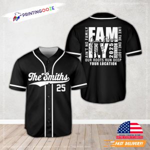 Custom Family Reunion Our Roots Run Deep Baseball Jersey 1