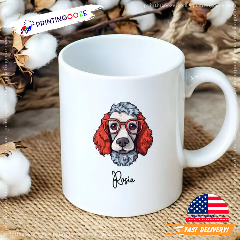 Custom Nerd Dog Happy International Puppy Day Mug Custom Nerd Dog Happy International Puppy Day Mug